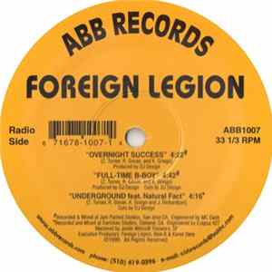 Foreign Legion - Overnight Success / Full-Time B-Boy / Underground FLAC
