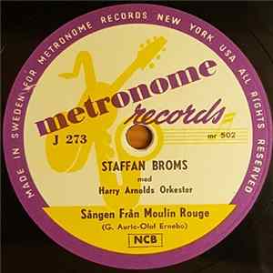 Staffan Broms Med Harry Arnolds Orkester - Sången Från Moulin Rouge / Lova Ingenting FLAC