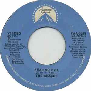 The Mission - Theme From "Virgin" (Ordination Theme) / Fear No Evil FLAC