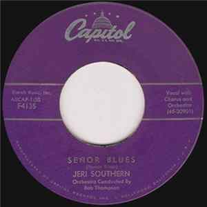 Jeri Southern - Señor Blues / Take Me Back Again FLAC