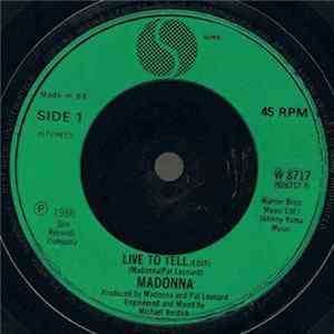Madonna - Live To Tell FLAC