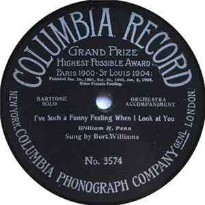 Bert Williams - I've Such A Funny Feeling When I Look At You FLAC
