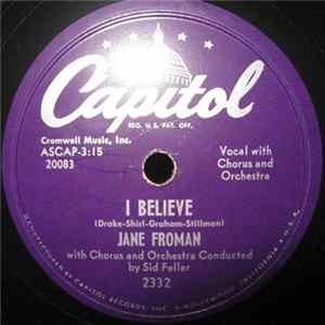 Jane Froman - I Believe FLAC