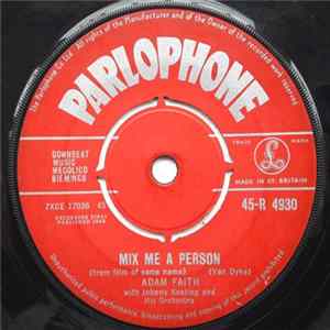 Adam Faith - Mix Me A Person FLAC