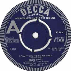 Billie Davis - I Want You To Be My Baby FLAC