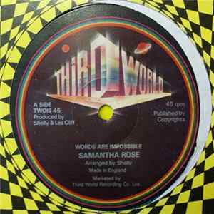 Samantha Rose / Errol Dunkley - Words Are Impossible FLAC