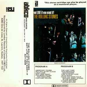 The Rolling Stones - Got Live If You Want It! FLAC
