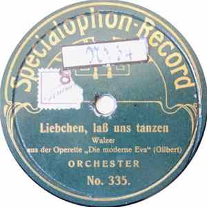 Unknown Artist - Liebchen, Laß Uns Tanzen / Eva-Walzer FLAC