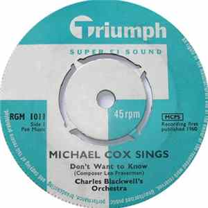 Michael Cox - Don't Want To Know FLAC
