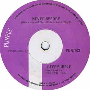 Deep Purple - Never Before FLAC