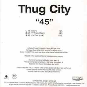 Thug City - 45 FLAC