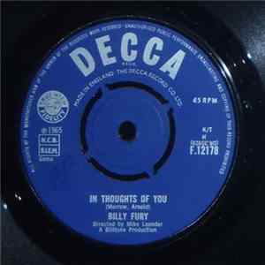 Billy Fury - In Thoughts Of You FLAC