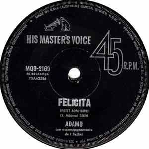 Adamo - Felicita (Petit Bonheur) FLAC