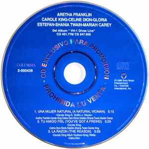Aretha Franklin - Carole King - Celine Dion - Gloria Estefan - Shania Twain - Mariah Carey - Del Album "VH-1 Divas Live" FLAC