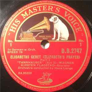 Kirsten Flagstad - Elisabeths Gebet FLAC
