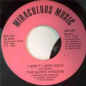 The Banks Singers - I Won't Look Back / Something In Me FLAC