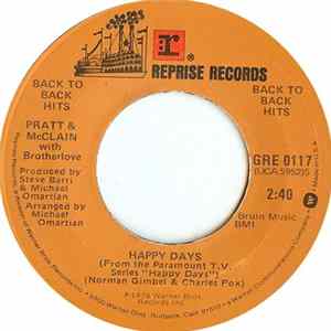 Pratt & McClain With Brotherlove - Happy Days / Devil With A Blue Dress FLAC