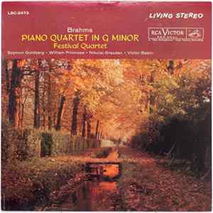 Brahms - Festival Quartet - Szymon Goldberg • William Primrose • Nikolai Graudan • Victor Babin - Piano Quartet in G Minor FLAC