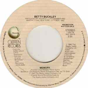 Betty Buckley - Memory FLAC