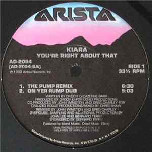 Kiara - You're Right About That FLAC