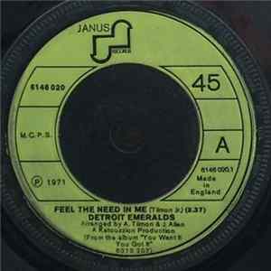 Detroit Emeralds - Feel The Need In Me FLAC