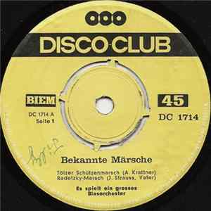 Unknown Artist - Bekannte Märsche FLAC