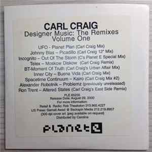Carl Craig - Designer Music V1 FLAC