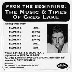 Greg Lake - From The Beginning: The Music And Times Of Greg Lake FLAC