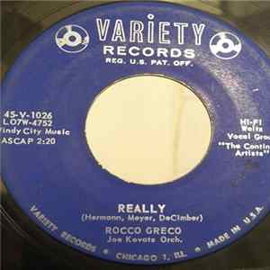 Rocco Greco - Tell Me / Really FLAC