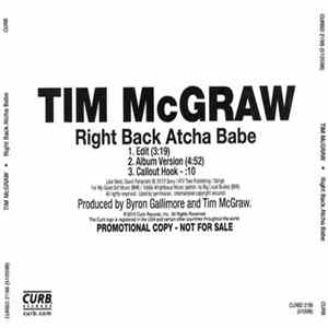 Tim McGraw - Right Back Atcha Babe FLAC