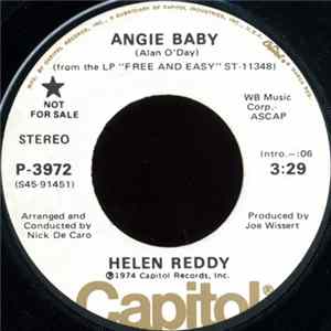 Helen Reddy - Angie Baby FLAC