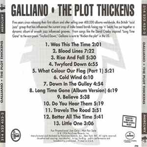 Galliano - The Plot Thickens FLAC