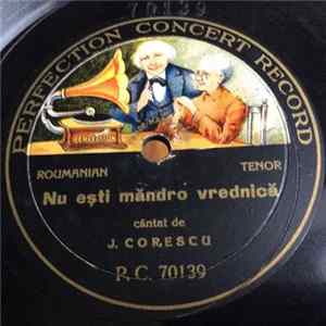 J. Corescu - Nu Ești Măndro Vrednică / Dorul Mocanului FLAC