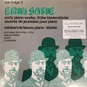 Erik Satie, Reinbert de Leeuw - Early Piano Works Vol./Folge 3 FLAC