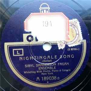 Sibyl Sanderson Fagan Ensemble - Nightingale Song / Souvenir FLAC
