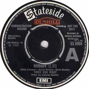 Three Dog Night - Nobody FLAC