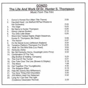 Various - Gonzo : The Life And Work Of Dr. Hunter S. Thompson : Music From The Film FLAC