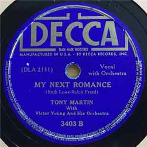 Tony Martin - The Call Of The Canyon / My Next Romance FLAC