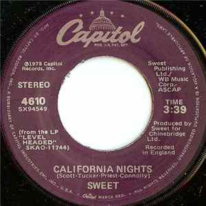 Sweet - California Nights FLAC