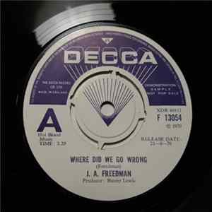 J.A. Freedman - Where Did We Go Wrong FLAC