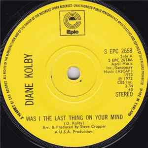 Diane Kolby - Was I The Last Thing On Your Mind FLAC
