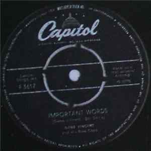 Gene Vincent And His Blue Caps - Important Words FLAC