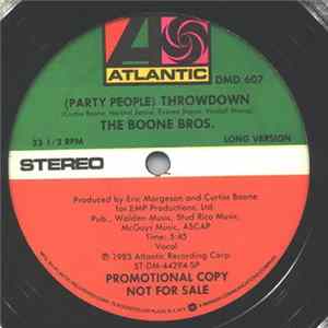 The Boone Bros. - (Party People) Throwdown FLAC