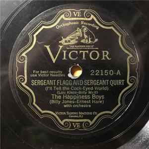 The Happiness Boys (Billy Jones - Ernest Hare) - Sergeant Flagg And Sergeant Quirt / I Can't Sleep In The Movies Any More FLAC