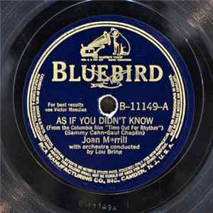 Joan Merrill - As If You Didn't Know / Twiddlin' My Thumbs FLAC