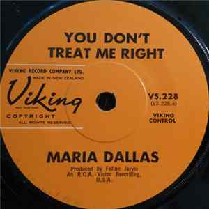 Maria Dallas - You Don't Treat Me Right FLAC
