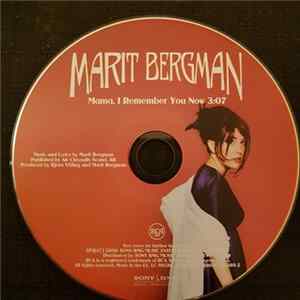 Marit Bergman - Mama, I Remember You Now FLAC