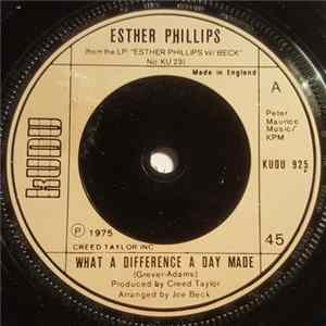 Esther Phillips - What A Difference A Day Made FLAC