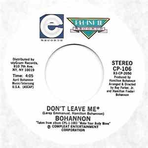 Bohannon - Don't Leave Me FLAC