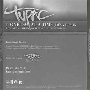 Tupac With Eminem Featuring The Outlawz - One Day At A Time (Em's Version) FLAC